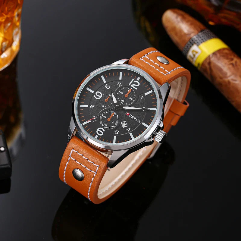 CURREN Watch  Leather-8164