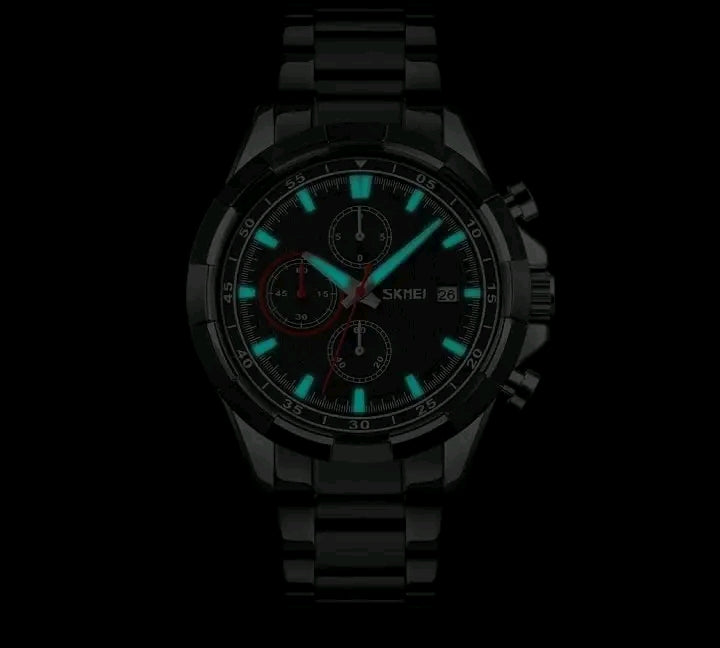SKMEI 1389 Luxury Waterproof Dual Display Watch – Stylish, Strong & Smart for Men